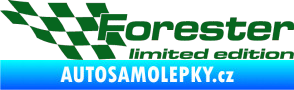 Samolepka Forester limited edition levá tmavě zelená