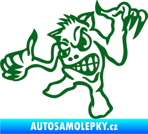 Samolepka Formelák levá tmavě zelená