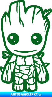 Samolepka Groot 002 levá baby tmavě zelená