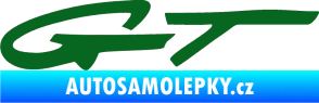 Samolepka GT 001 tmavě zelená