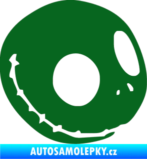 Samolepka Halloween 012 pravá tmavě zelená