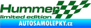 Samolepka Hummer limited edition pravá tmavě zelená