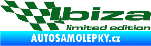 Samolepka Ibiza limited edition levá tmavě zelená