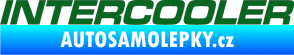 Samolepka Intercooler tmavě zelená