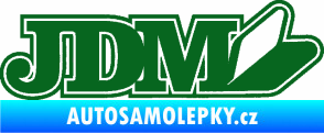 Samolepka JDM 001 symbol tmavě zelená