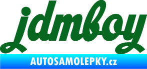 Samolepka Jdm boy nápis tmavě zelená