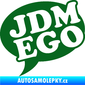 Samolepka JDM Ego tmavě zelená