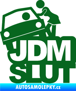Samolepka JDM Slut 001 tmavě zelená