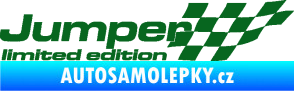 Samolepka Jumper limited edition pravá tmavě zelená