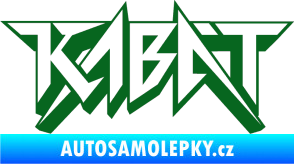 Samolepka Kabát 002 tmavě zelená