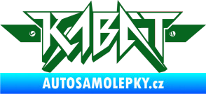 Samolepka Kabát 003 tmavě zelená
