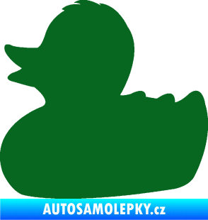 Samolepka Kachnička 001 levá tmavě zelená