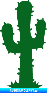 Samolepka Kaktus 001 levá tmavě zelená