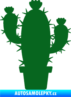Samolepka Kaktus 003 levá tmavě zelená
