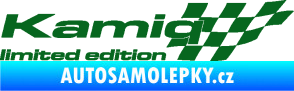 Samolepka Kamiq limited edition pravá tmavě zelená