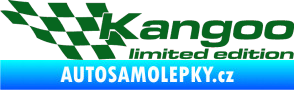 Samolepka Kangoo limited edition levá tmavě zelená
