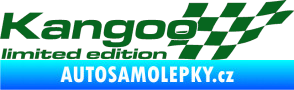 Samolepka Kangoo limited edition pravá tmavě zelená