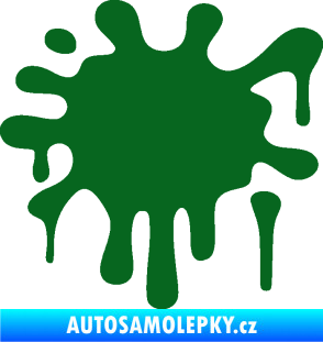 Samolepka Kaňka 004 levá tmavě zelená