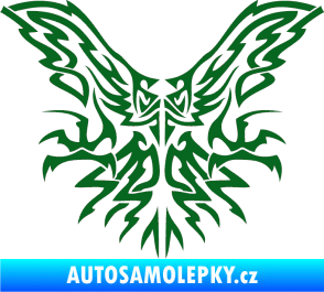 Samolepka Kapota 037 tatto dravec tmavě zelená