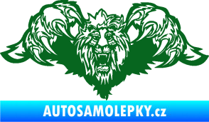 Samolepka Kapota 041 lev tmavě zelená