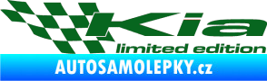 Samolepka Kia limited edition levá tmavě zelená