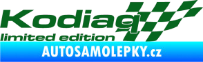 Samolepka Kodiaq limited edition pravá tmavě zelená