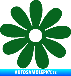 Samolepka Kopretina 001 tmavě zelená