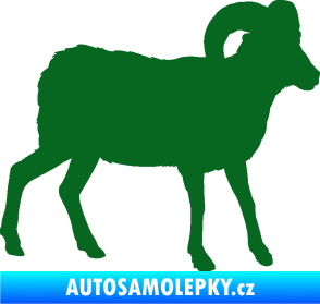 Samolepka Kozel 004 pravá tmavě zelená