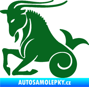 Samolepka Kozoroh 004 levá tmavě zelená