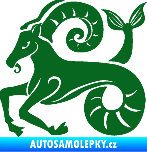 Samolepka Kozoroh 005 levá tmavě zelená