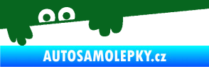 Samolepka Kuk 008 levá šmírák tmavě zelená