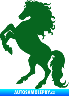 Samolepka Kůň 038 levá tmavě zelená