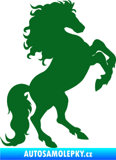 Samolepka Kůň 038 pravá tmavě zelená