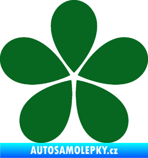 Samolepka Květina dekor 031 tmavě zelená