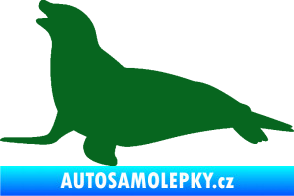 Samolepka Lachtan 002 levá tmavě zelená