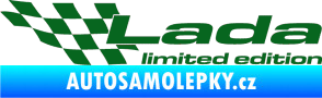 Samolepka Lada limited edition levá tmavě zelená