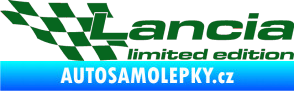 Samolepka Lancia limited edition levá tmavě zelená