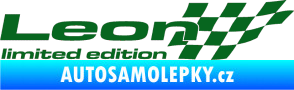 Samolepka Leon limited edition pravá tmavě zelená