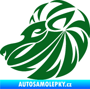 Samolepka Lev zvěrokruh 003 levá tmavě zelená