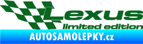 Samolepka Lexus limited edition levá tmavě zelená