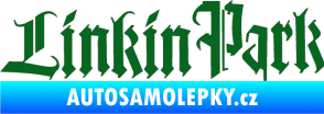 Samolepka Linkin Park 004 tmavě zelená