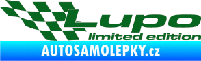 Samolepka Lupo limited edition levá tmavě zelená