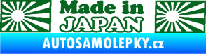 Samolepka Made in Japan 002 tmavě zelená