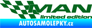 Samolepka MAN limited edition levá tmavě zelená