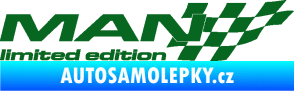 Samolepka MAN limited edition pravá tmavě zelená