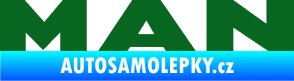 Samolepka MAN nápis tmavě zelená