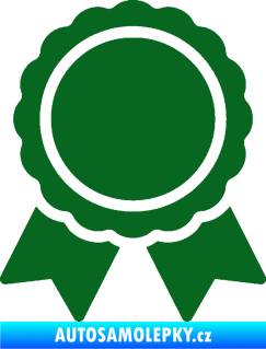 Samolepka Medaile 001 tmavě zelená