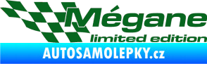 Samolepka Mégane limited edition levá tmavě zelená