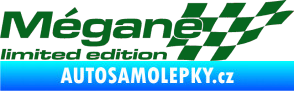 Samolepka Mégane limited edition pravá tmavě zelená