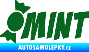 Samolepka Mint bonbón tmavě zelená